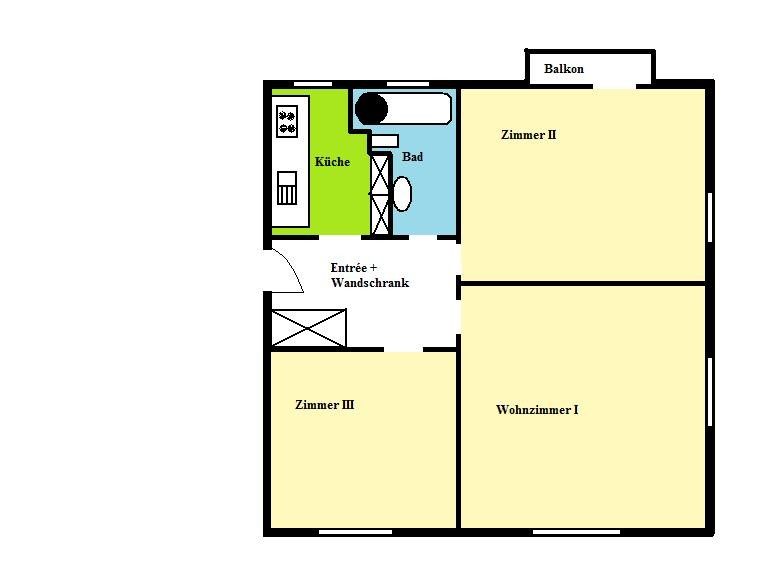 3 rooms apartment, Foto 7 von 7