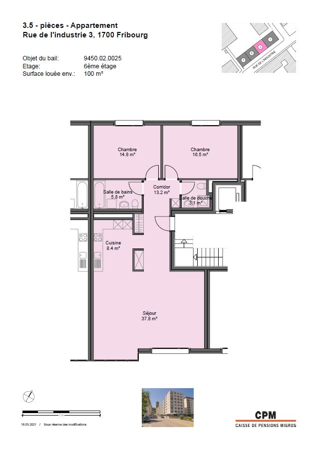 3 ½ rooms apartment, photo 5 sur 5