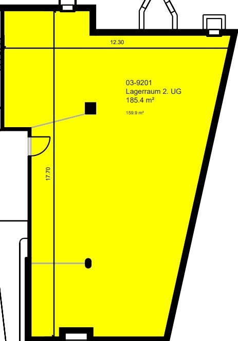 Local de stockage de 250m²