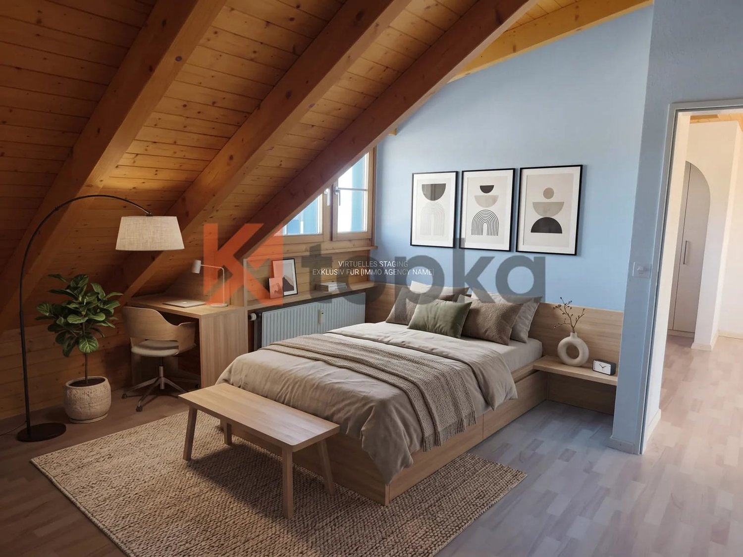 3 ½ rooms roof flat