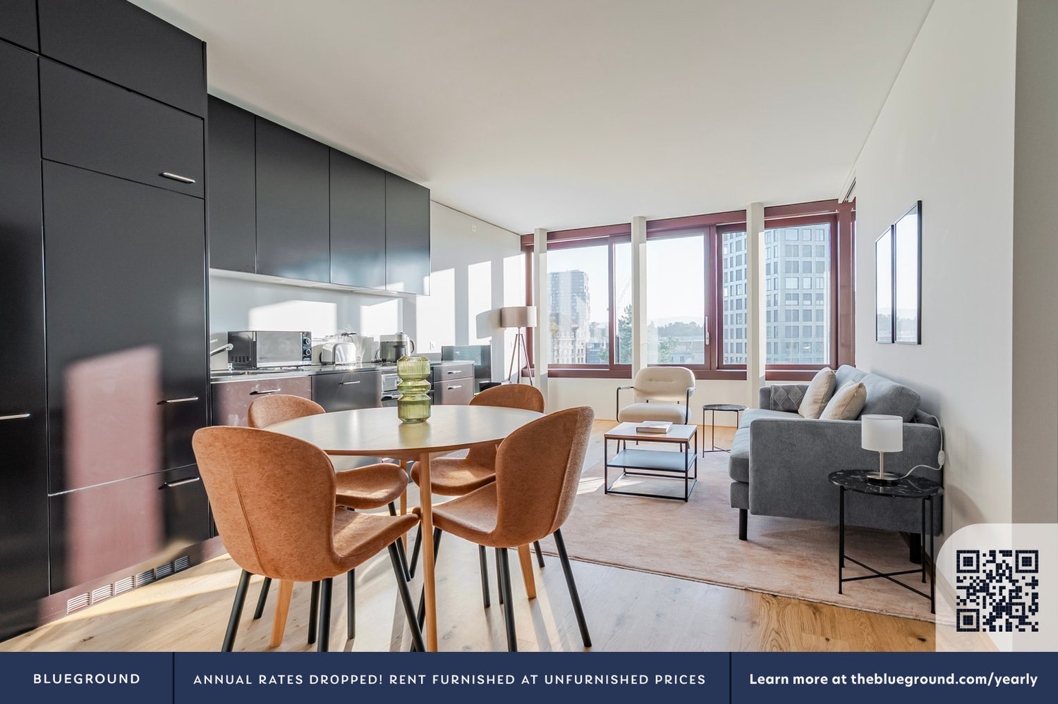 2 ½ pièces appartement meublé