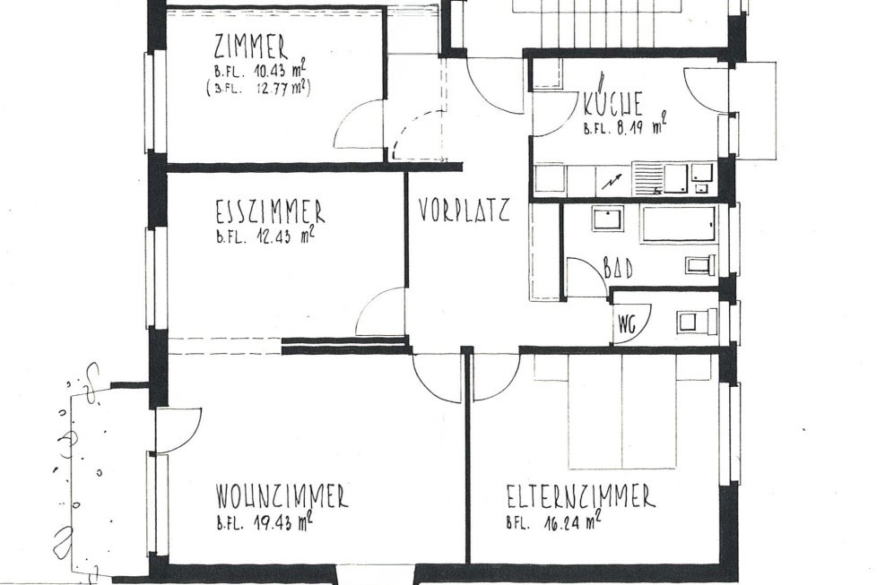 4 rooms apartment