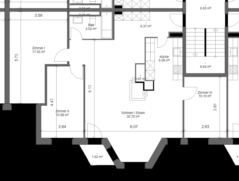 4 ½ rooms apartment
