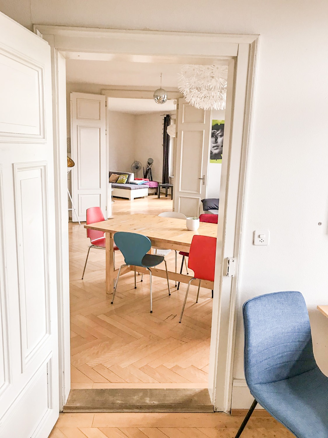 Chambre dans un appartement partagé