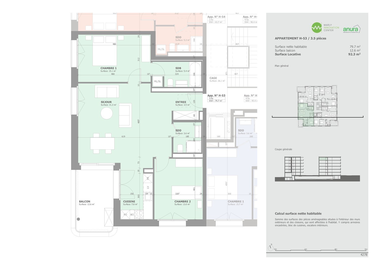 3 ½ Zimmer Wohnung, Foto 7 von 10