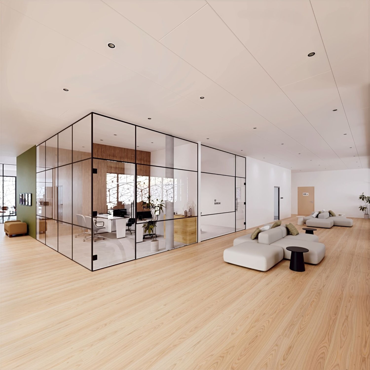 500m² Büro