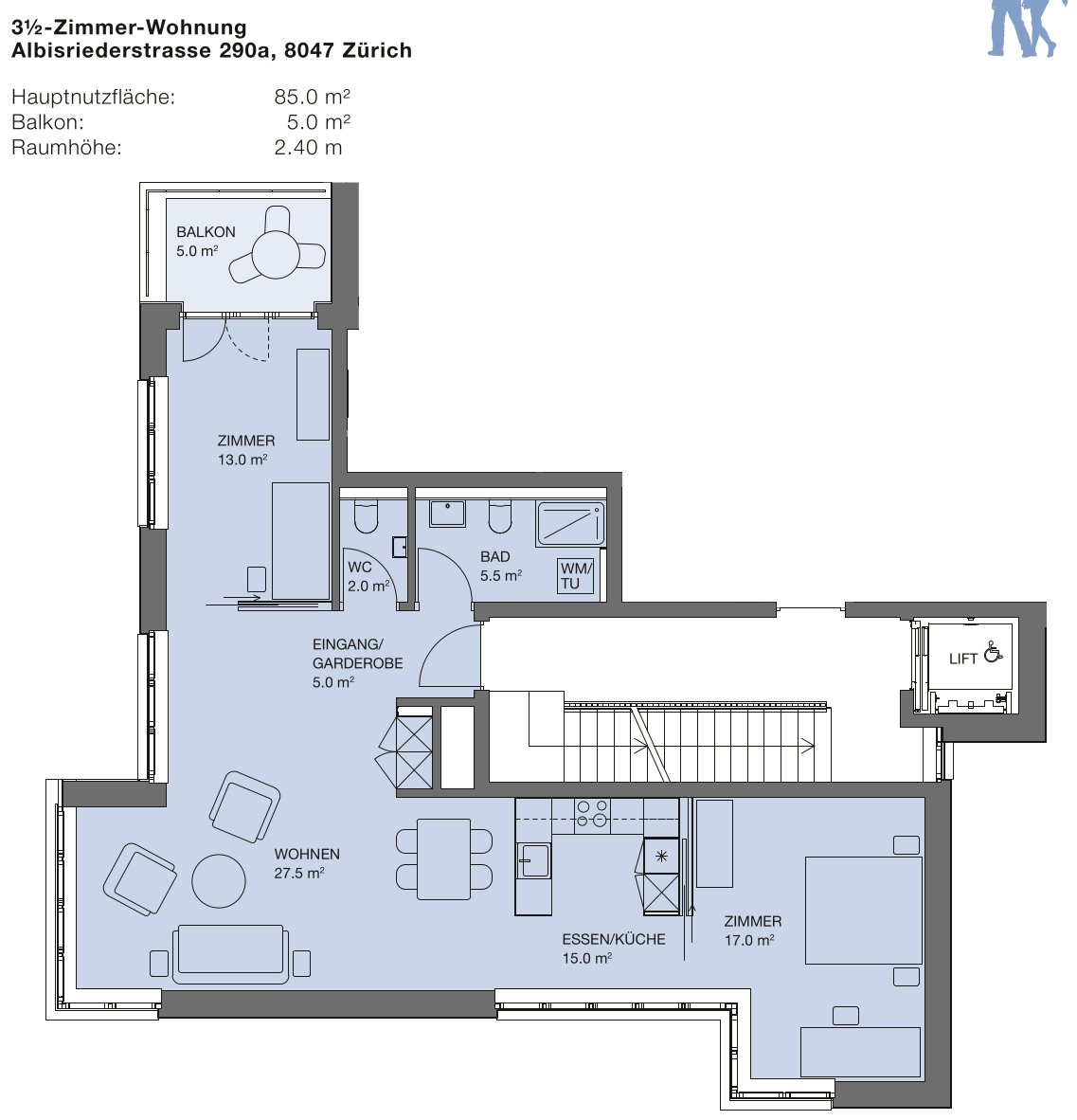 3 ½ Zimmer-Wohnung, Foto 2 von 10