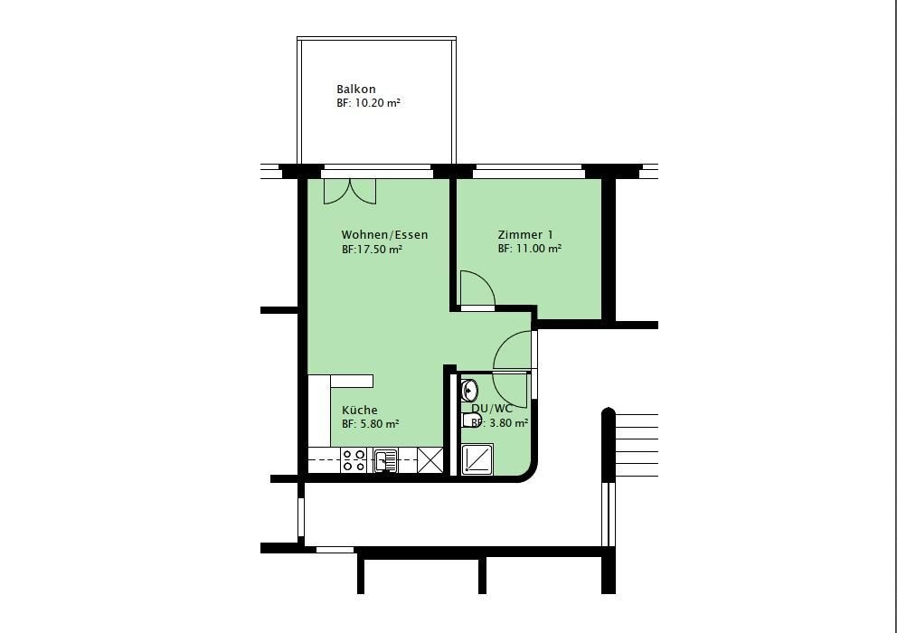 2 ½ rooms apartment