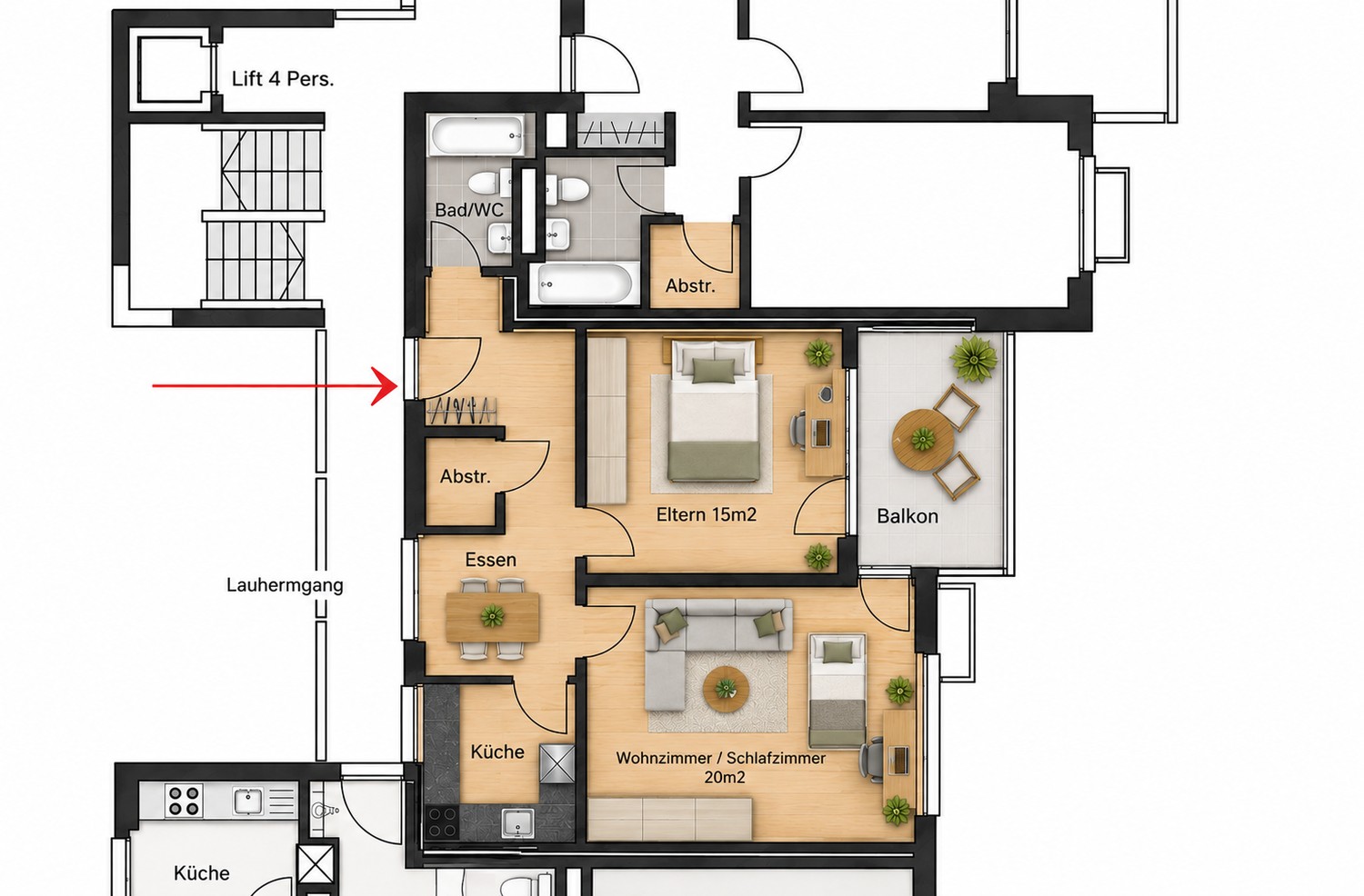 Room in a shared flat, Foto 7 von 7