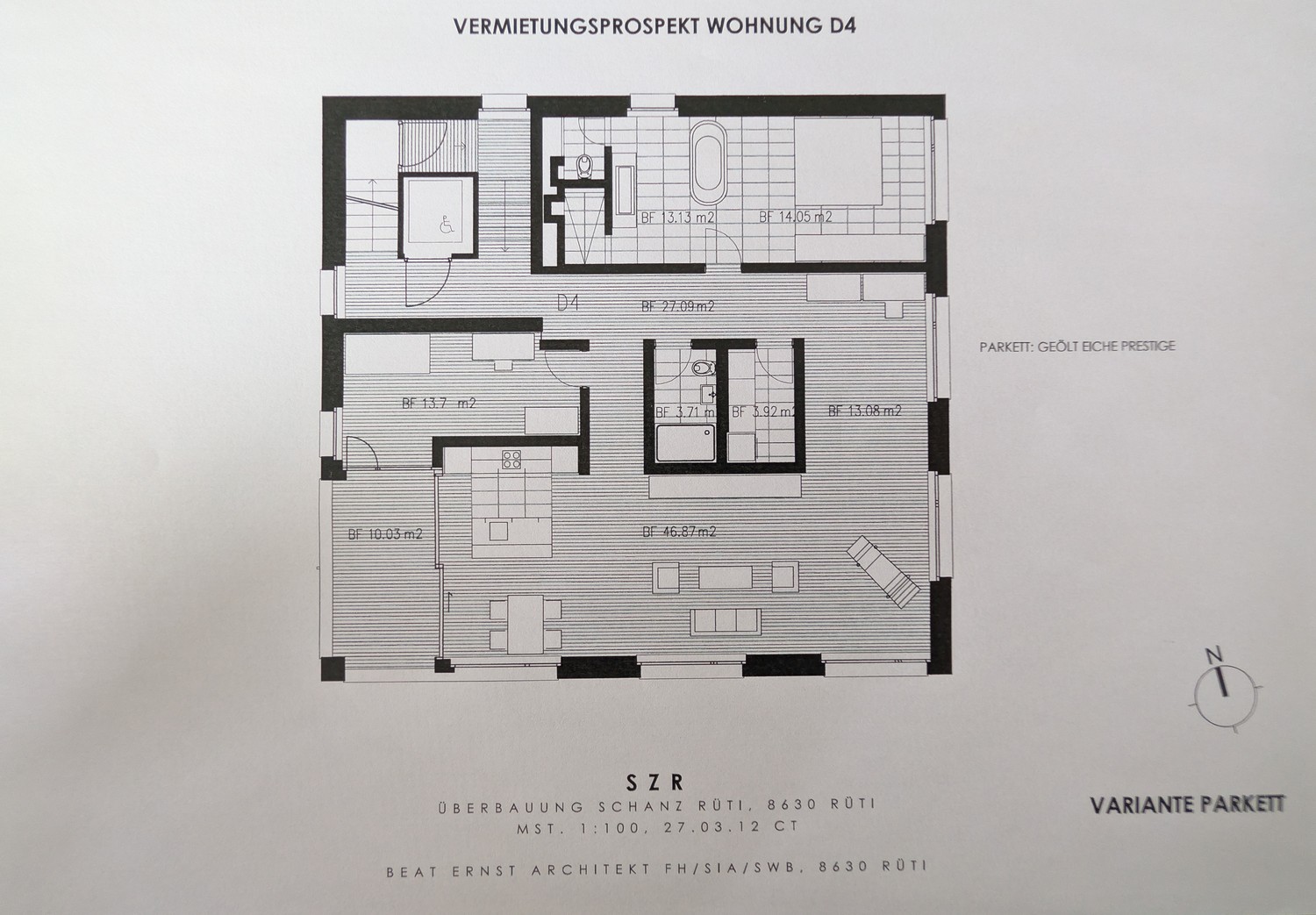 2 ½ rooms apartment