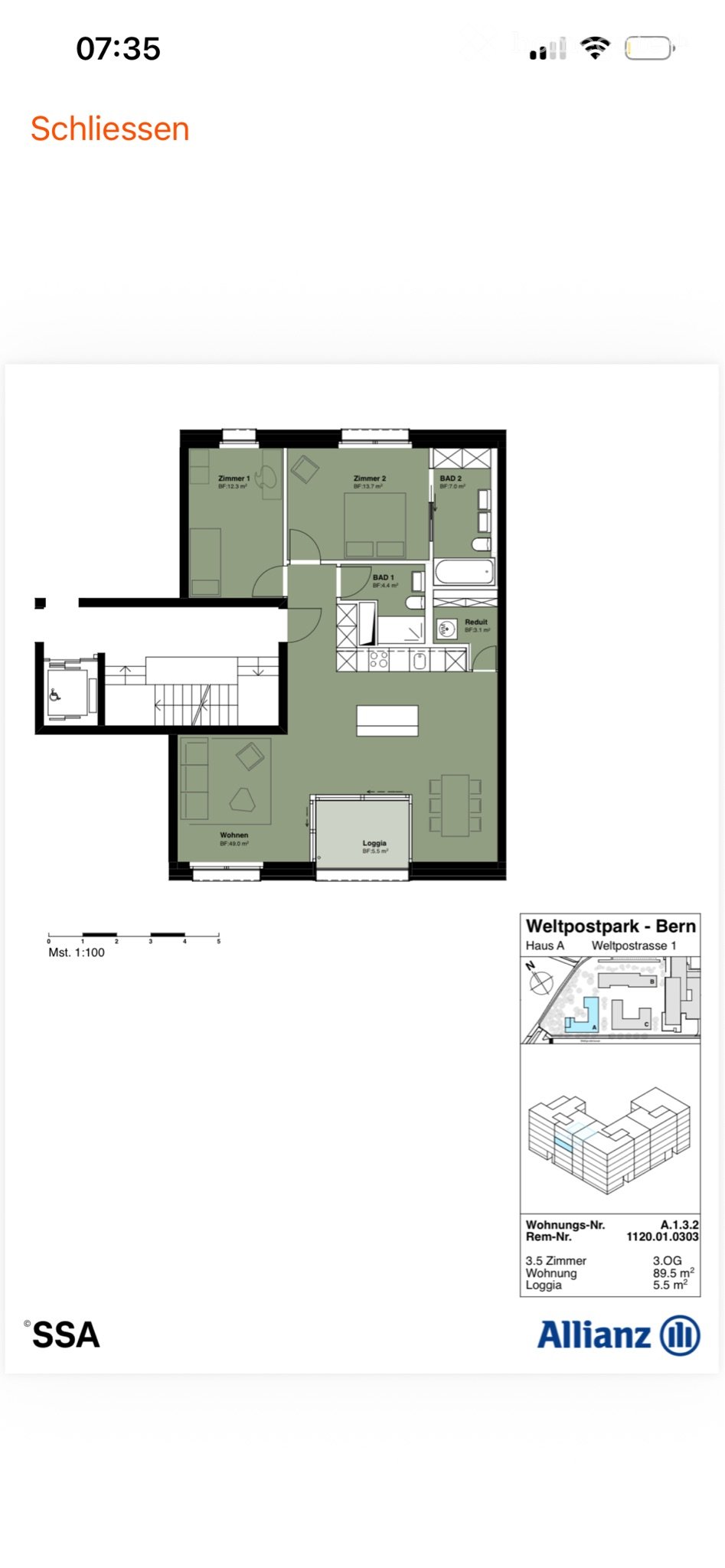 3 rooms apartment, Foto 2 von 5