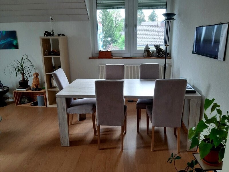 3 rooms furnished flat
