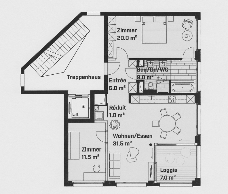 3 ½ Zimmer-Wohnung, Foto 10 von 10