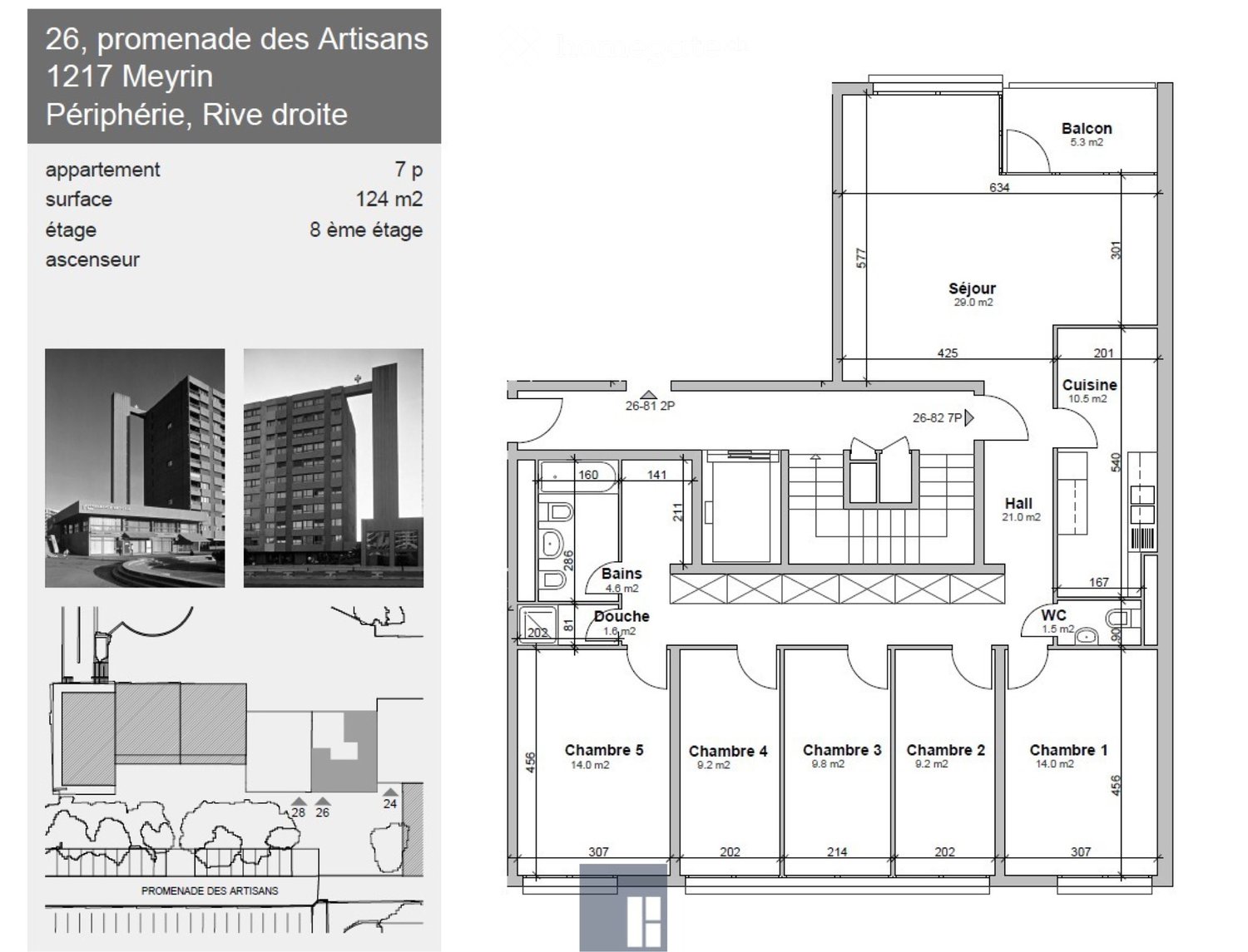 7 rooms apartment