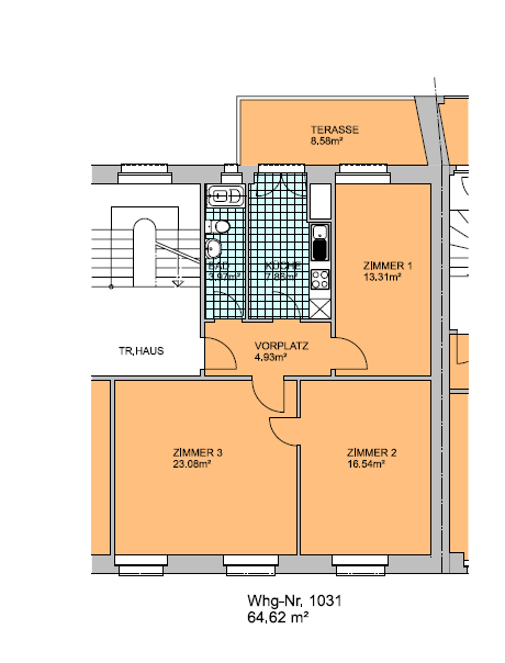 3 rooms apartment, Foto 5 von 6