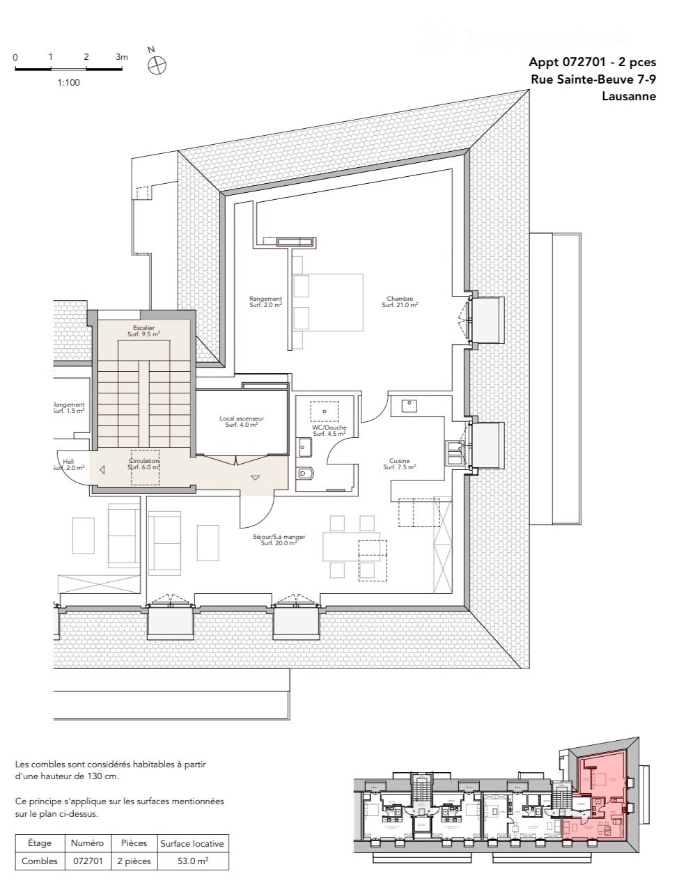 2 ½ Zimmer Wohnung, Foto 3 von 3