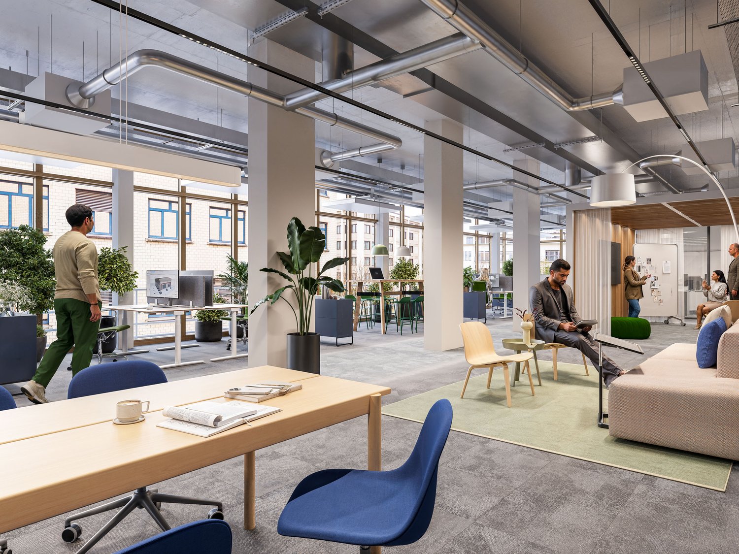 2740m² office