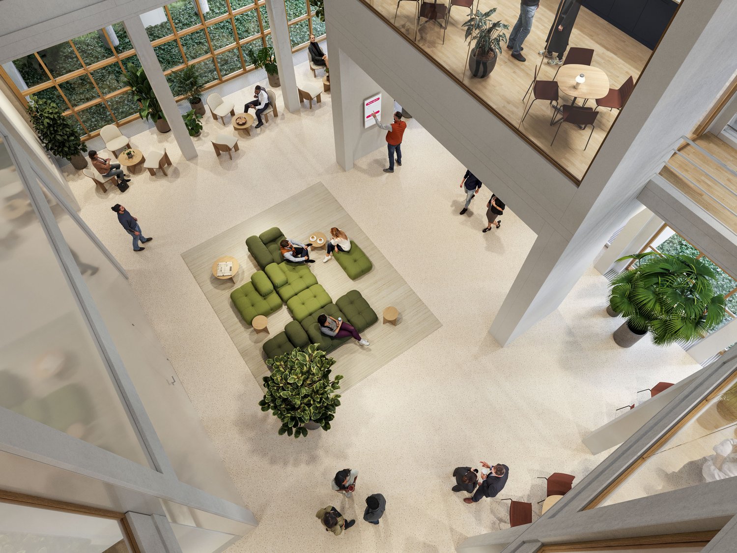 2740m² office