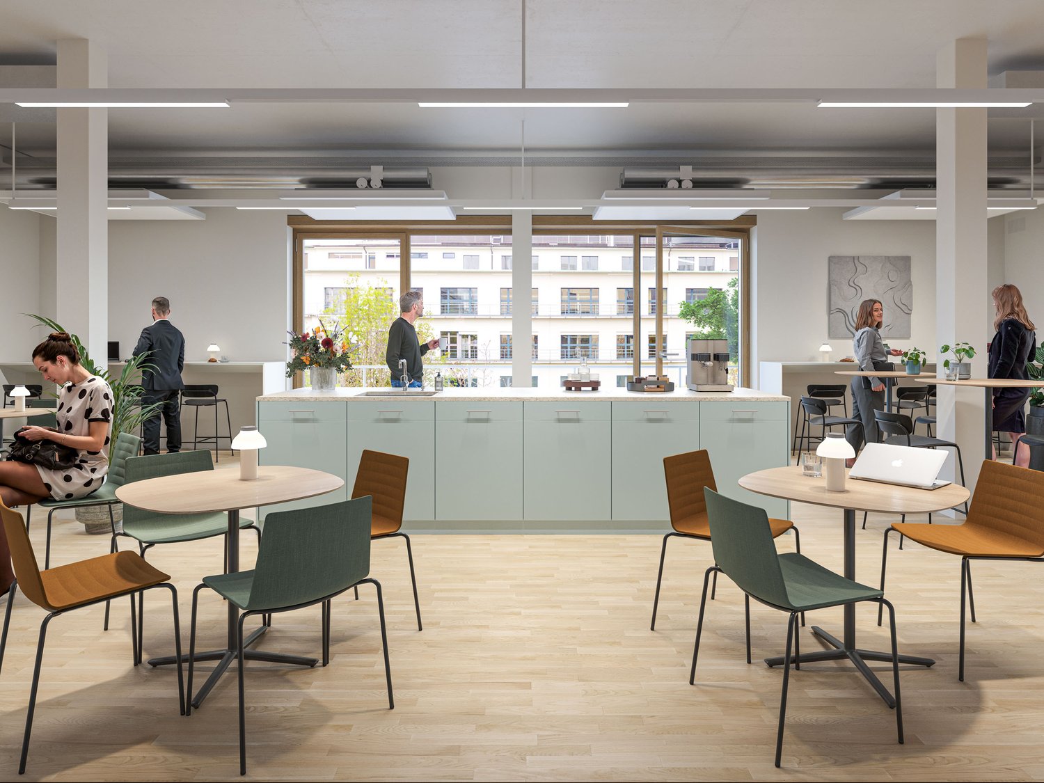 2740m² office