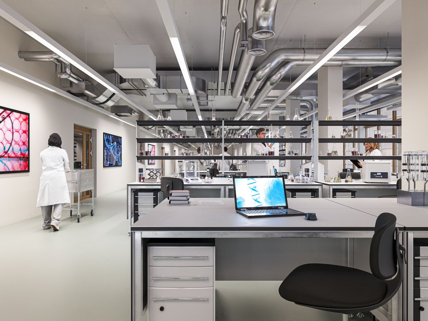 2740m² office