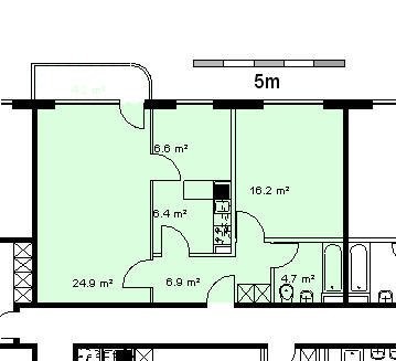 2 ½ rooms apartment, Foto 8 von 8