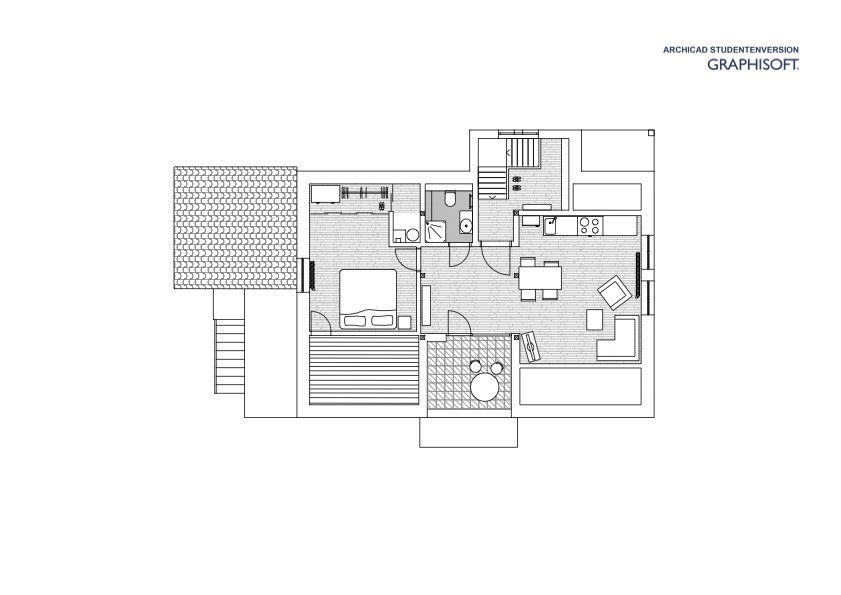 1 ½ rooms apartment
