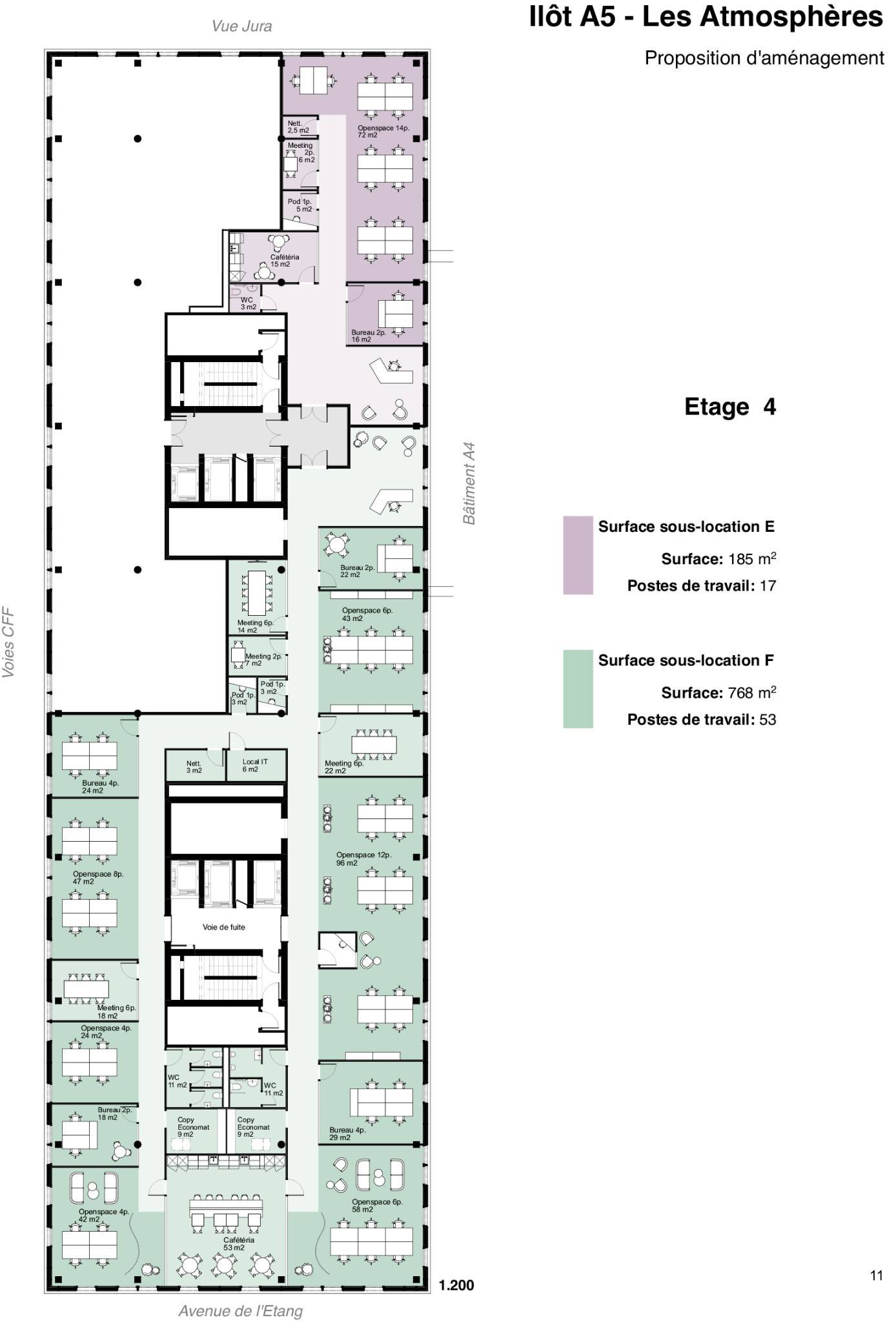 768m² Büro