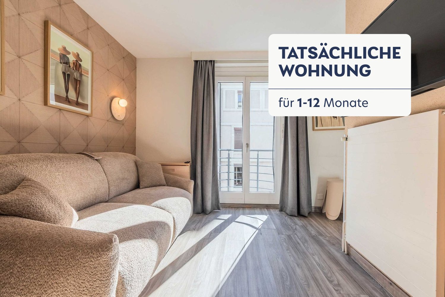 2 rooms furnished flat