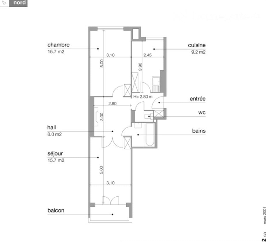 3 Zimmer Wohnung, Foto 4 von 4