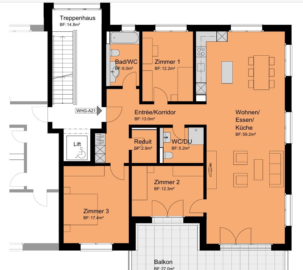 4 ½ rooms apartment, Foto 9 von 9