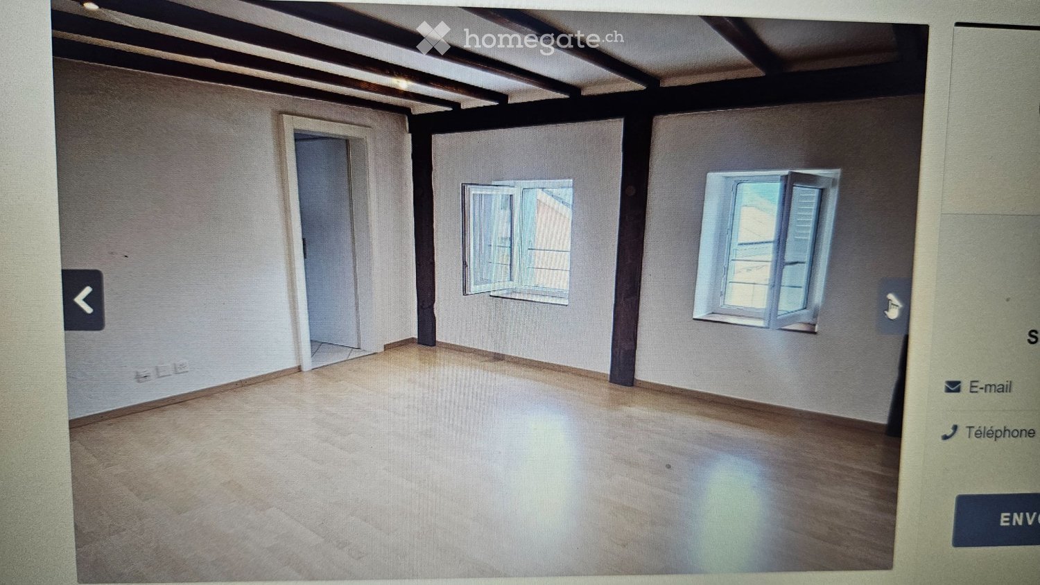 5 ½ Zimmer Wohnung
5 Min. mit dem Auto von Sion entfernt (weniger als 2 km) in einem ruhigen und angenehmen Viertel, befindet sich diese 5.5-Zimmer-Wohnung auf 2 Etagen in einem Dorfhaus mit drei Wohneinheiten. Privater, blühender und bewaldeter Garten mit Rasen und Gemüseecke
Keller. 2 Parkplätze, Foto 5 von 5