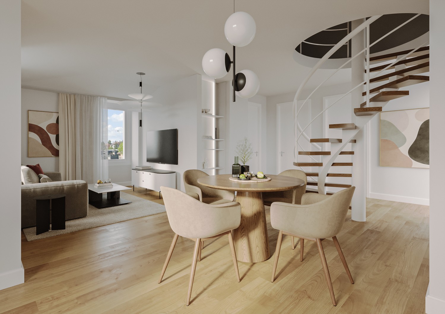 4 ½ rooms duplex, Foto 1 von 4