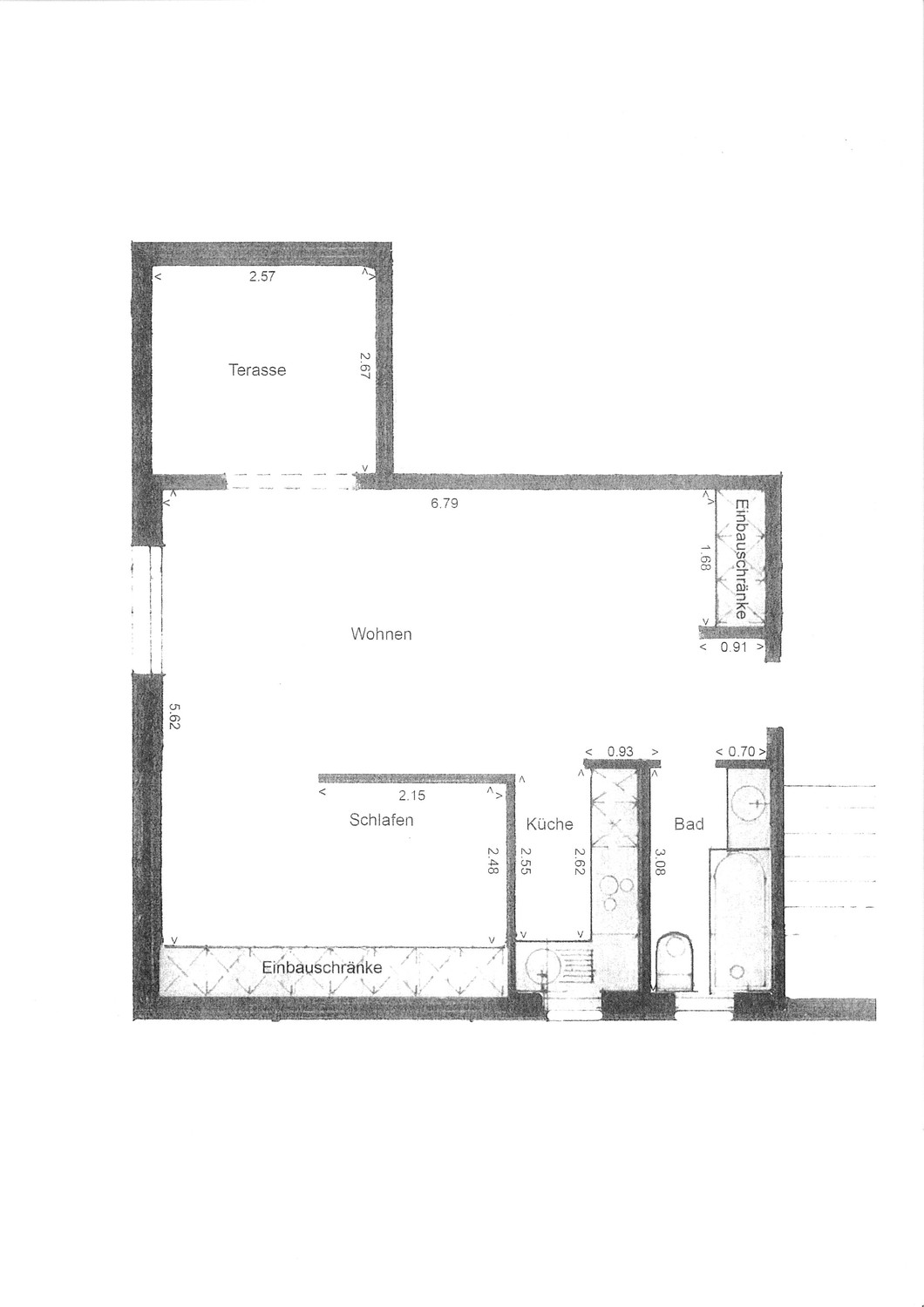1 room apartment