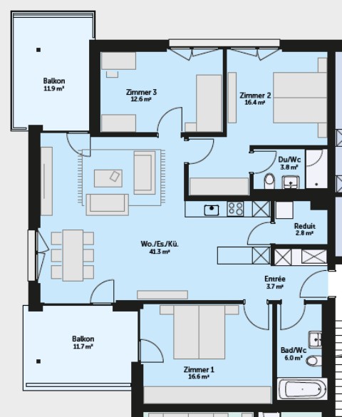 3 ½ rooms apartment, Foto 9 von 10