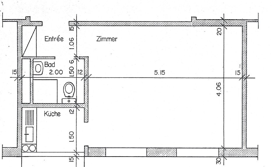 1 room apartment