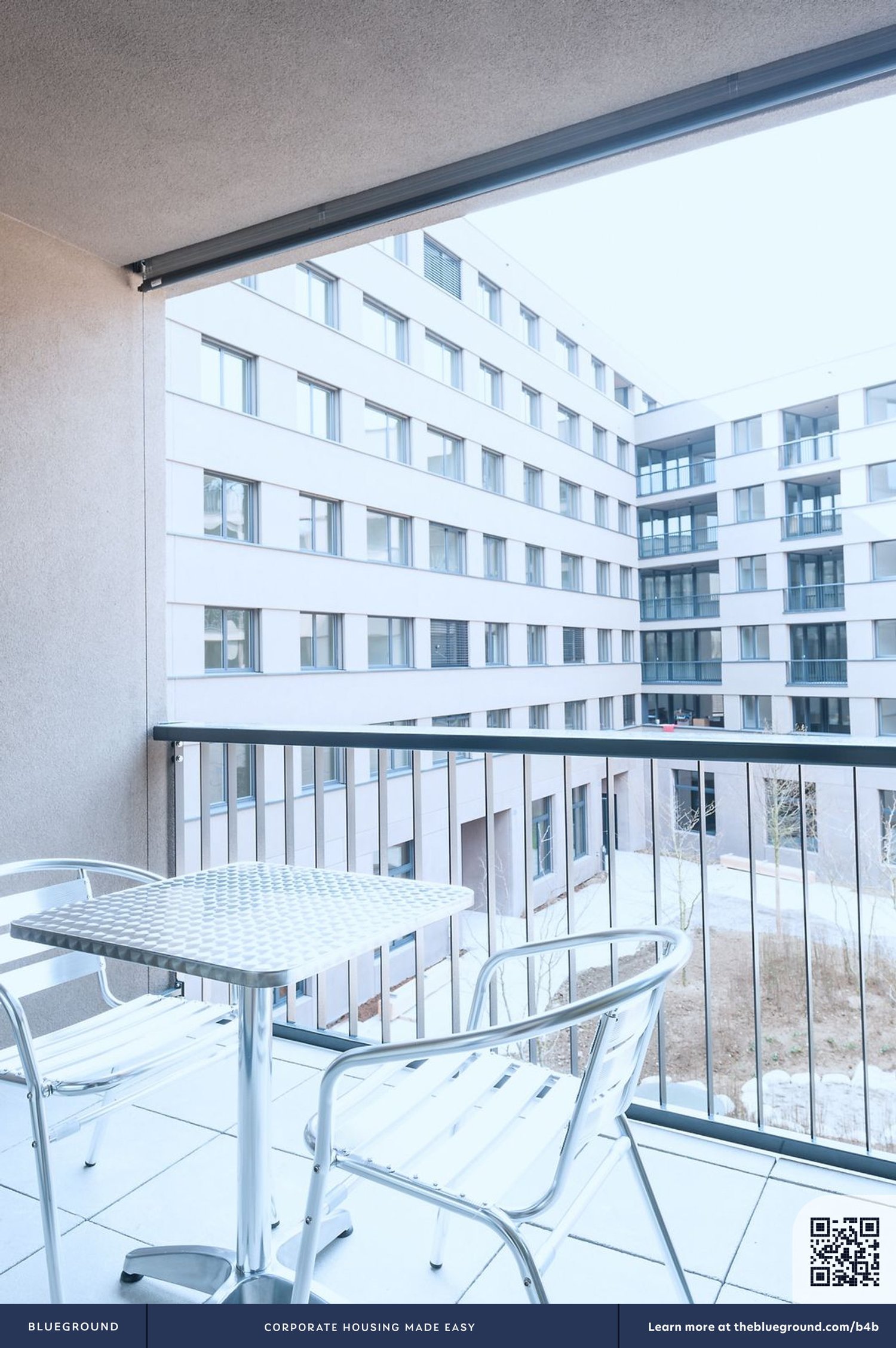 3 rooms furnished flat