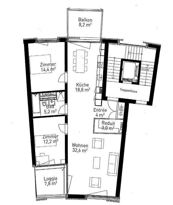 4 ½ rooms apartment