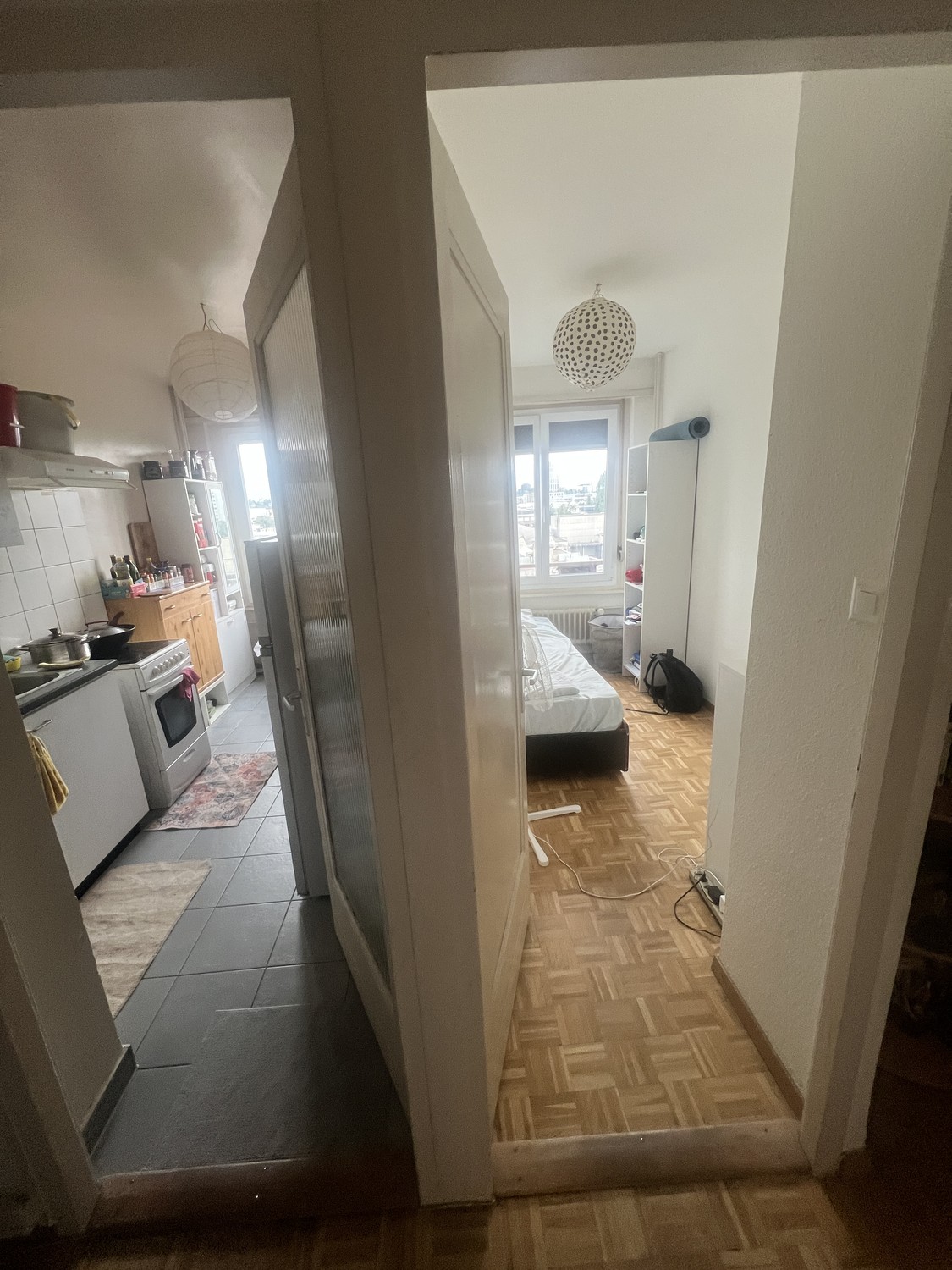 Camera in un appartamento condiviso
