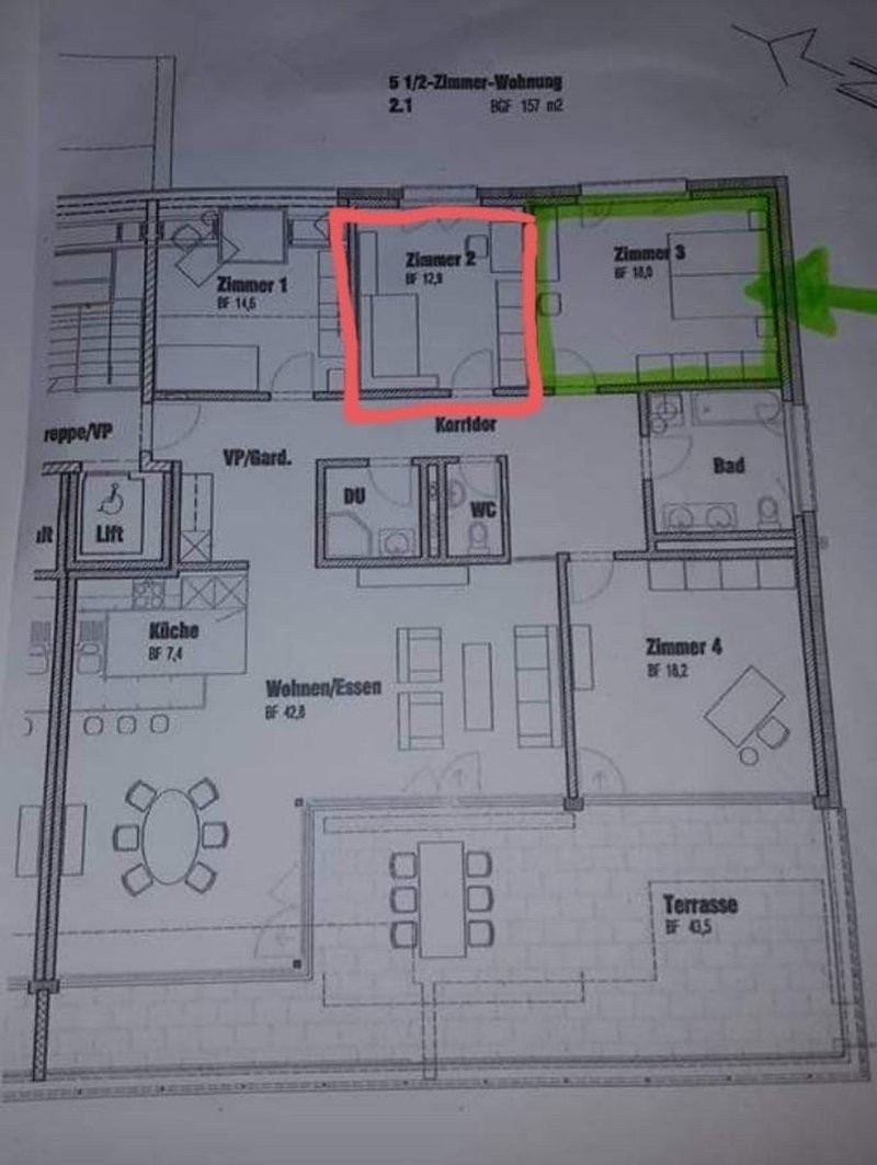 Room in a shared flat