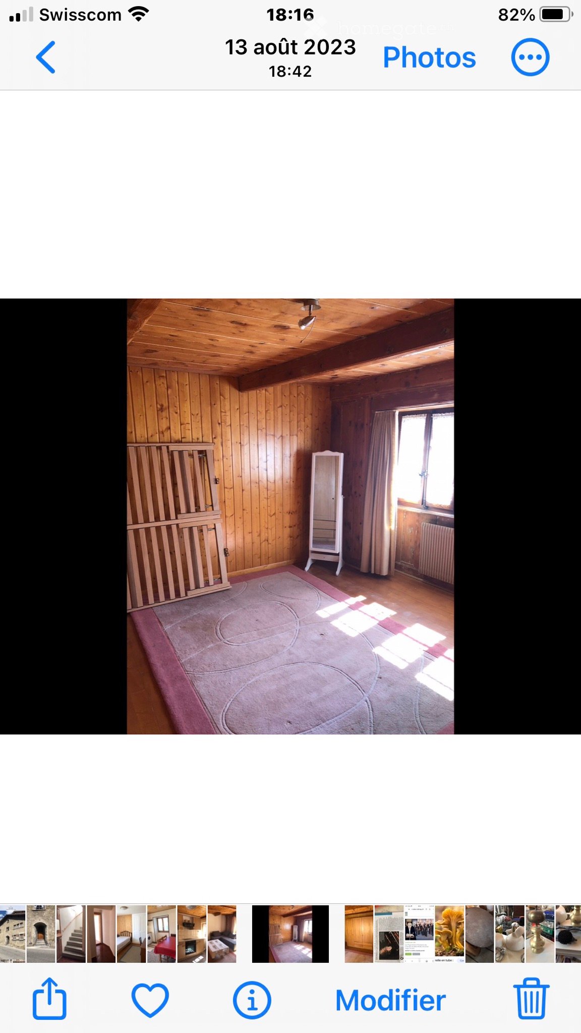 4-Zimmer-Wohnung
Miete im Dorfzentrum. Renovierter alter Bauernhof
Rustikaler Stil – Holz und sichtbare Balken
Auf 2 Etagen plus Dachstock
Geräumige Küche, Wohnzimmer 14 m2, 2 Schlafzimmer
Teilmöbliert
1,050 Chfr inkl. Nebenkosten
1 Parkplatz
Verfügbar ab 1. Oktober 2026
Bitte direkter Telefonkonta, Foto 3 von 5