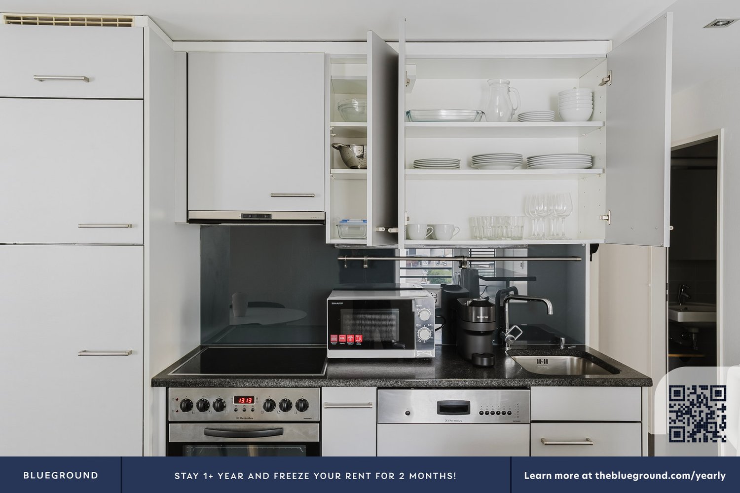 2 ½ rooms furnished flat