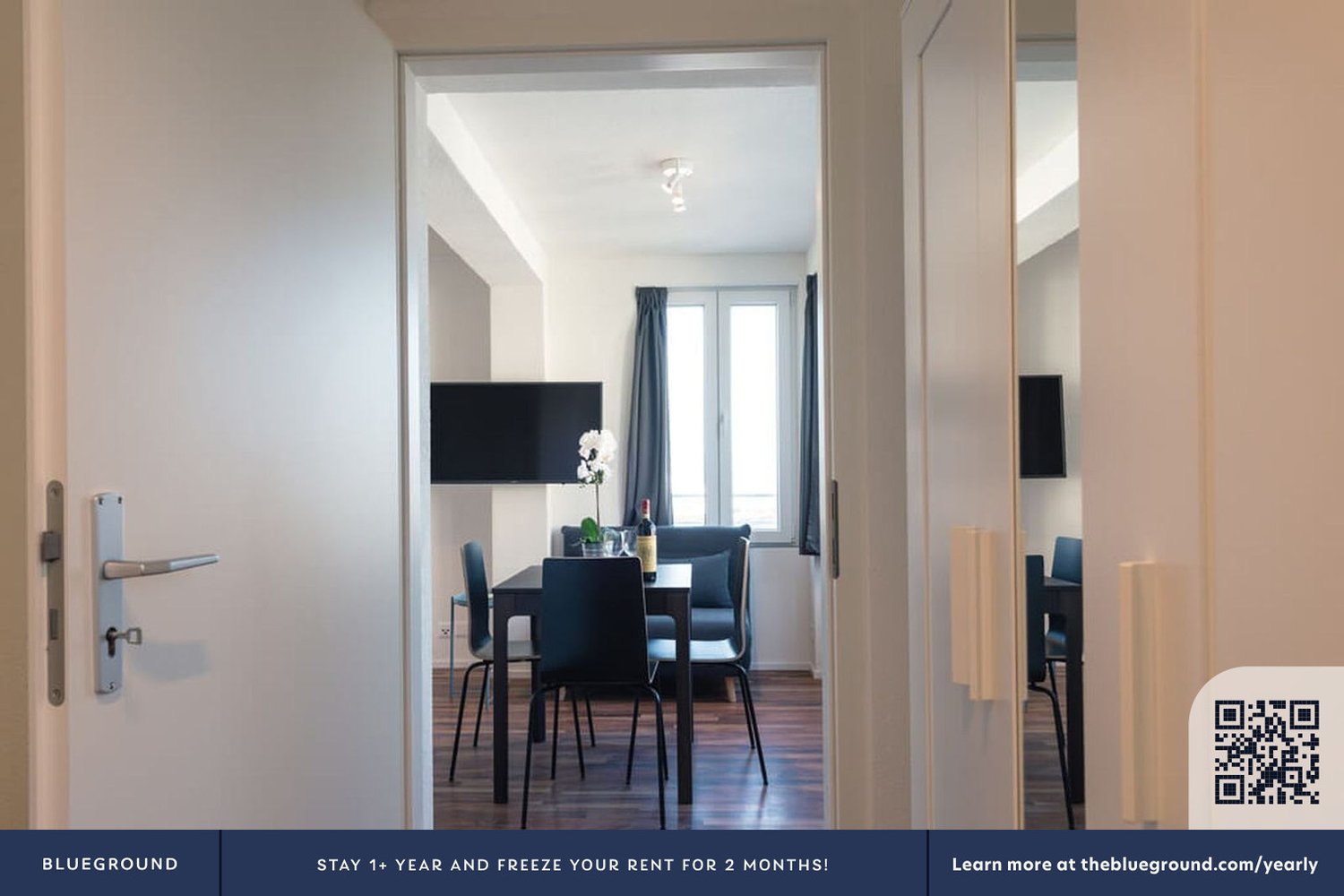 2 rooms furnished flat