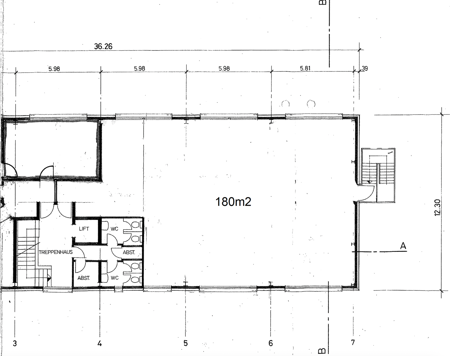 180m² commerciale