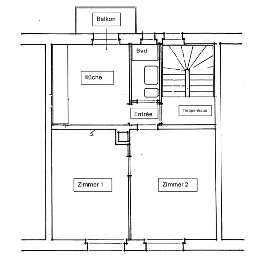 2 ½ rooms apartment
