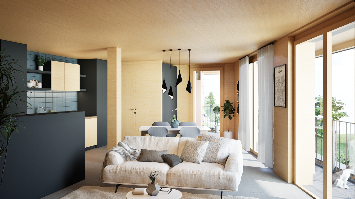 Appartement de 2 ½ pièces