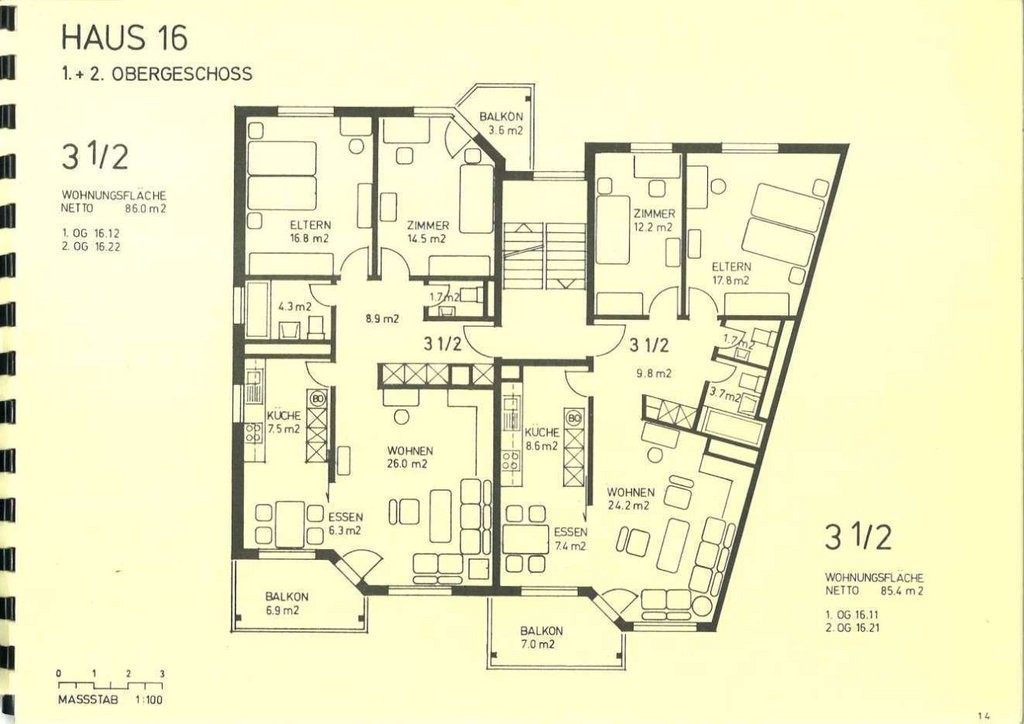 2 ½ rooms apartment