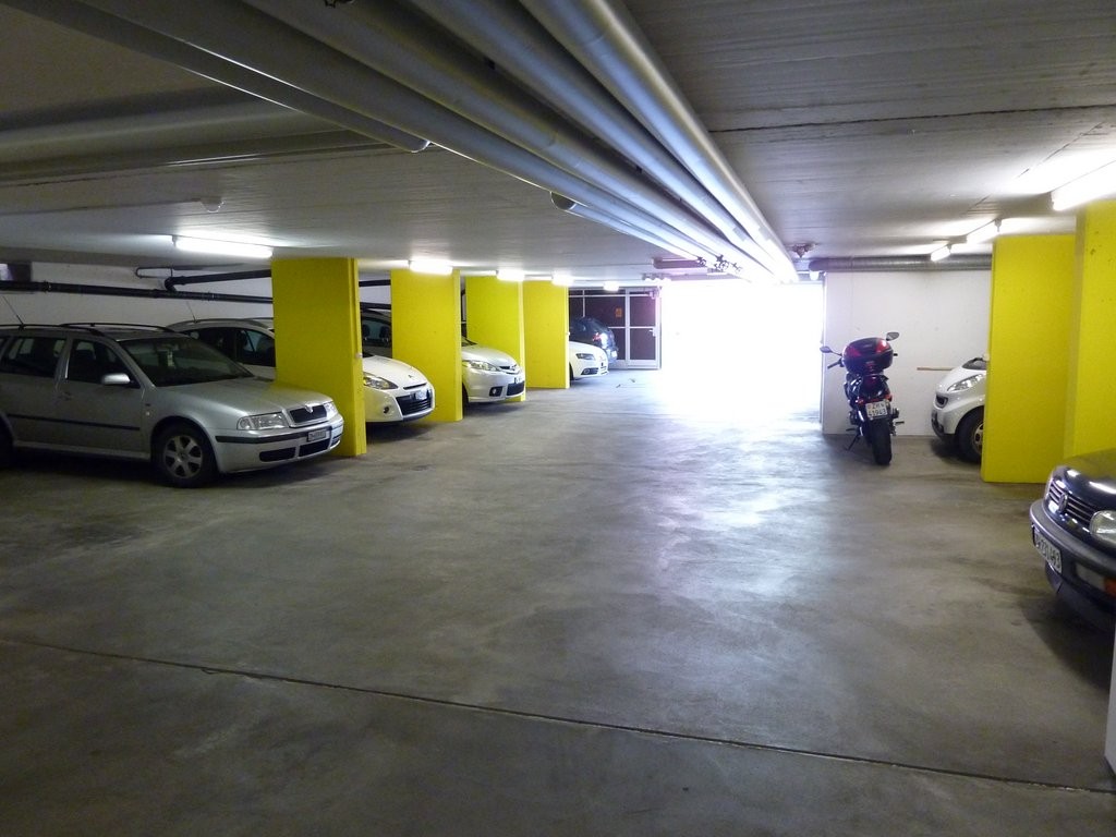 Covered bike parking