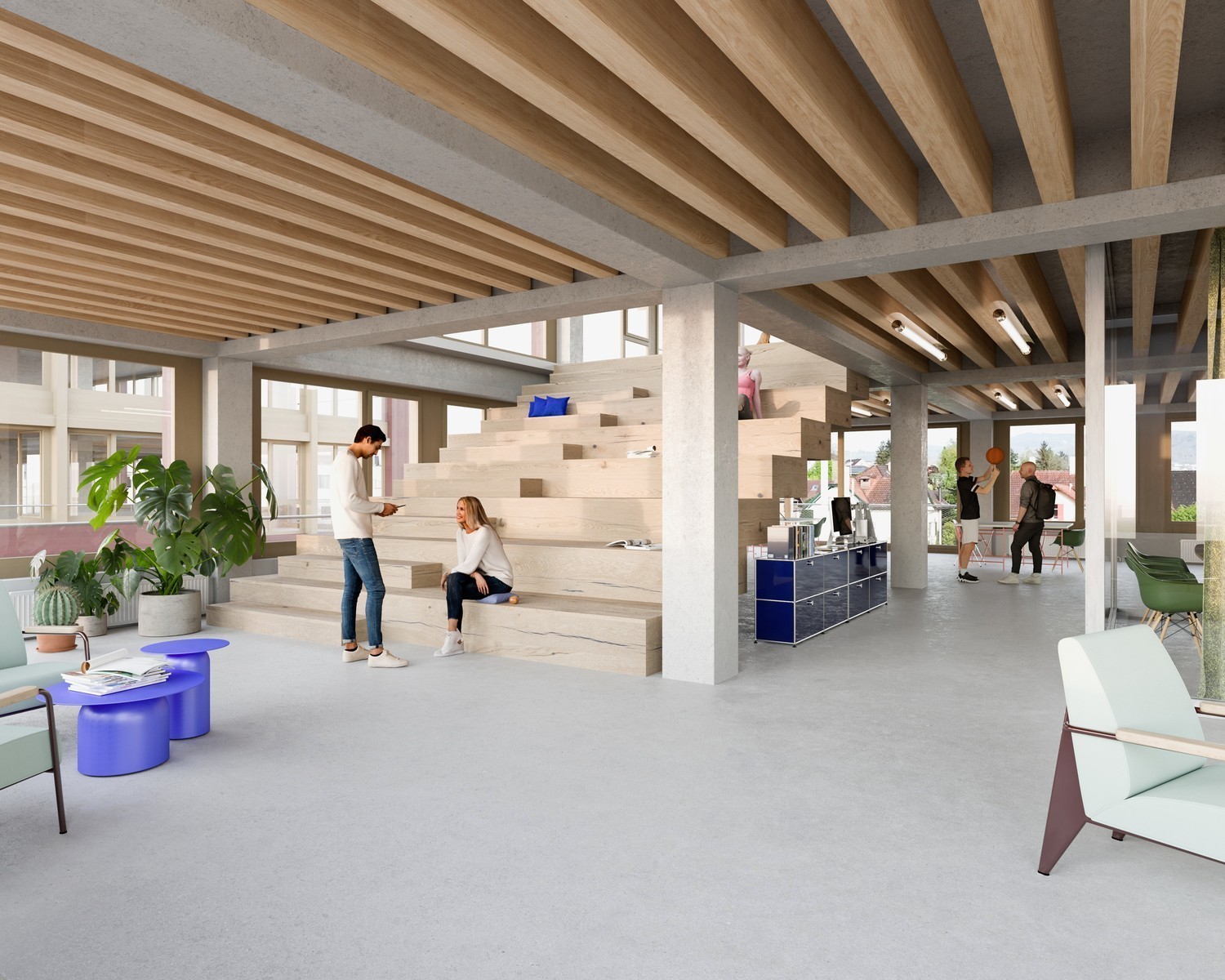 4360m² office