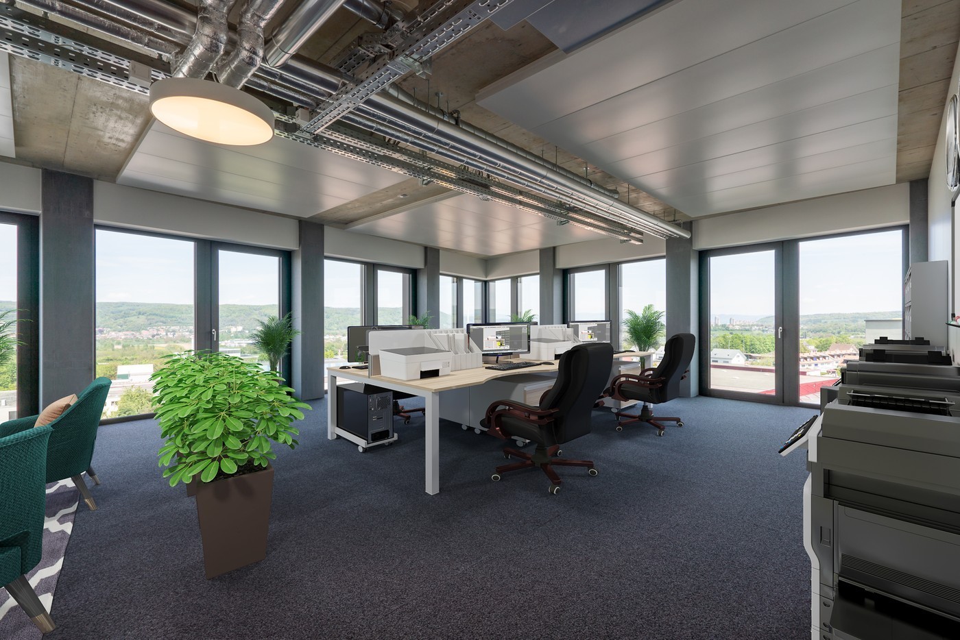 256m² ufficio, foto 3 di 6