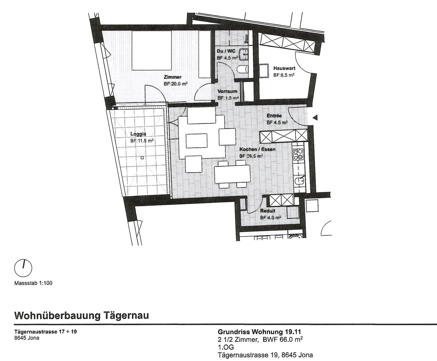 Appartamento di 2 ½ locali, foto 3 di 6